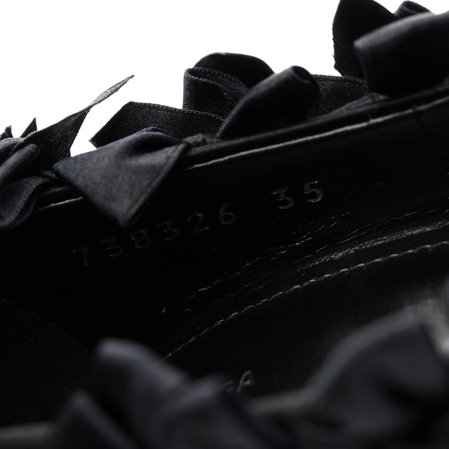 Satin Pointed Marie A Bows All Over 110mm Pumps  35 Black