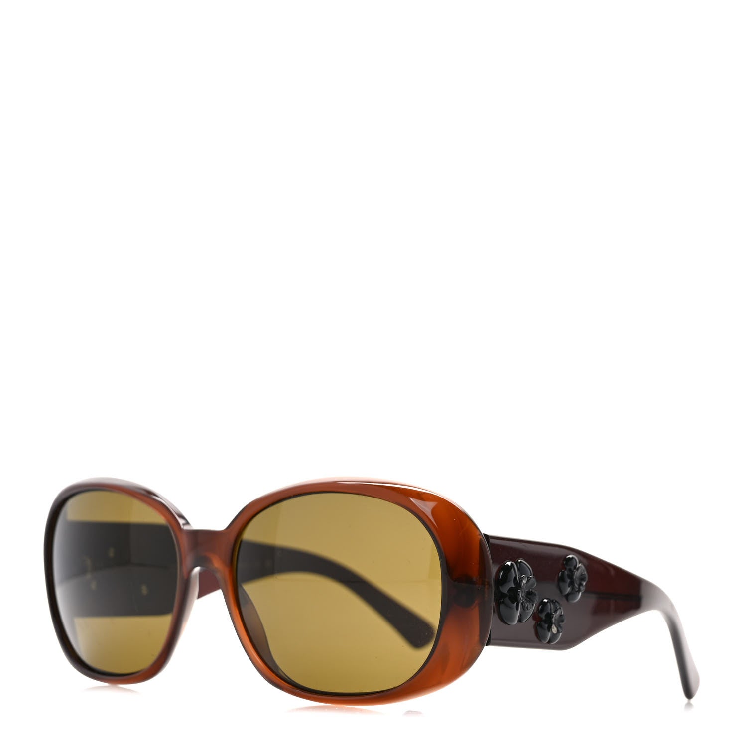 Chanel Camellia CC Sunglasses 5113 Brown 1 of 9