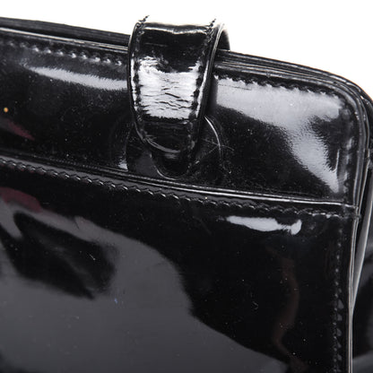Chanel Patent Logo Tote Black 13 of 17