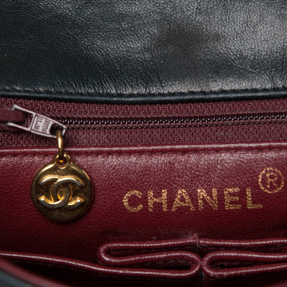 Chanel Lambskin Quilted Small Single Flap Black 7 of 8