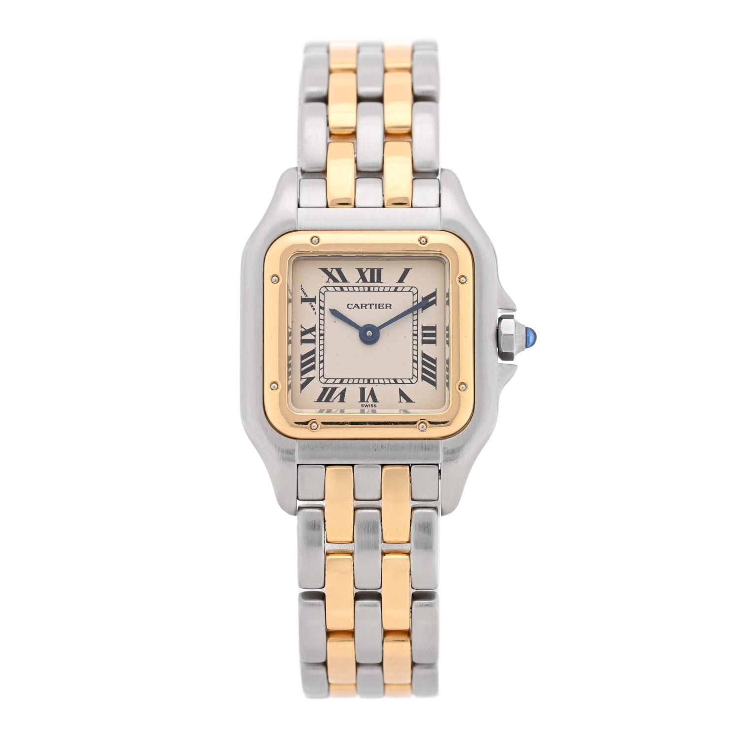 Cartier Stainless Steel 18K Yellow Gold 22mm Panthere Quartz Watch 1 of 4