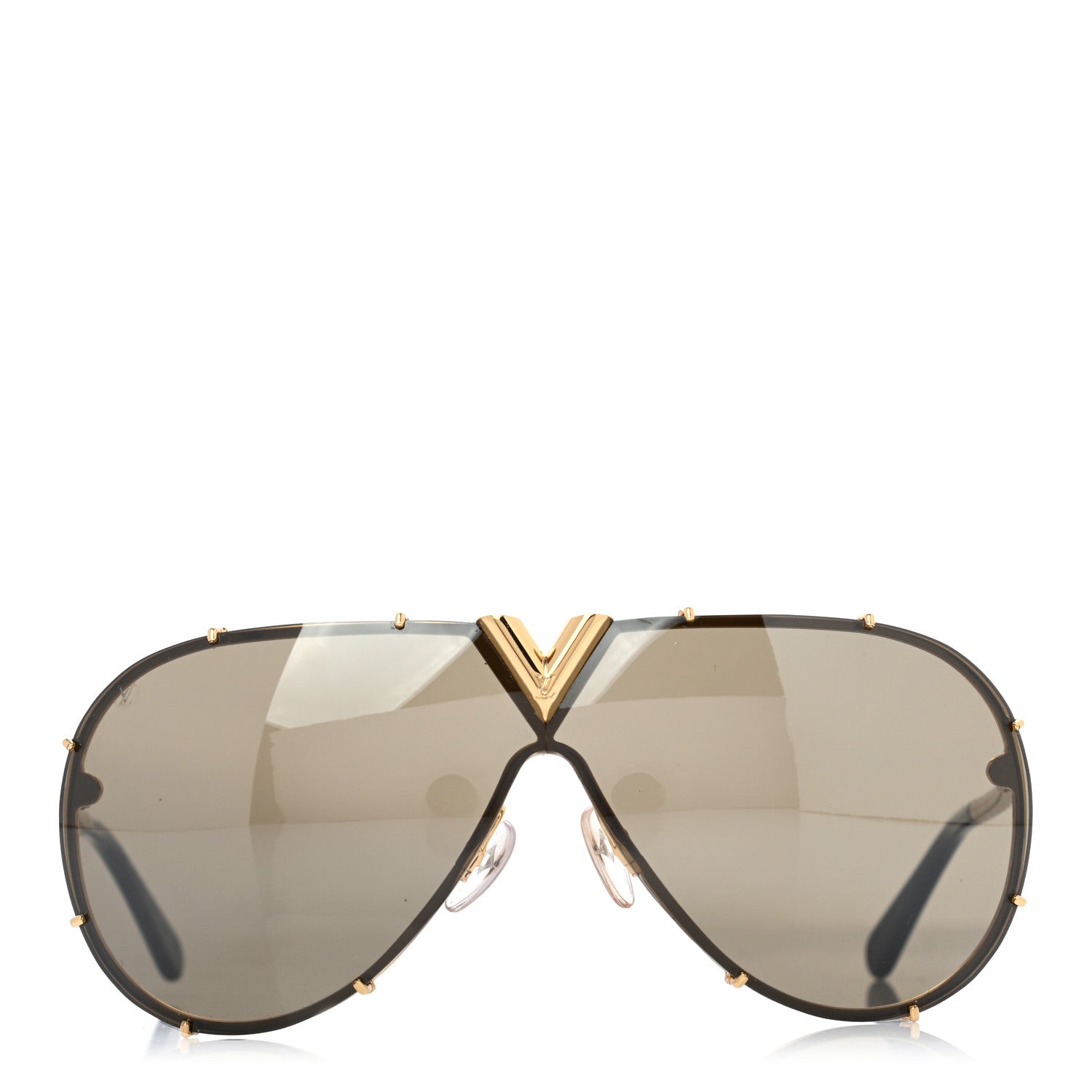 Louis Vuitton LV Drive Sunglasses Z0897E Gold 2 of 8