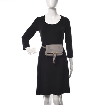 Chloe Calfskin Marcie Convertible Belt Bag Cashmere Grey 2 of 10