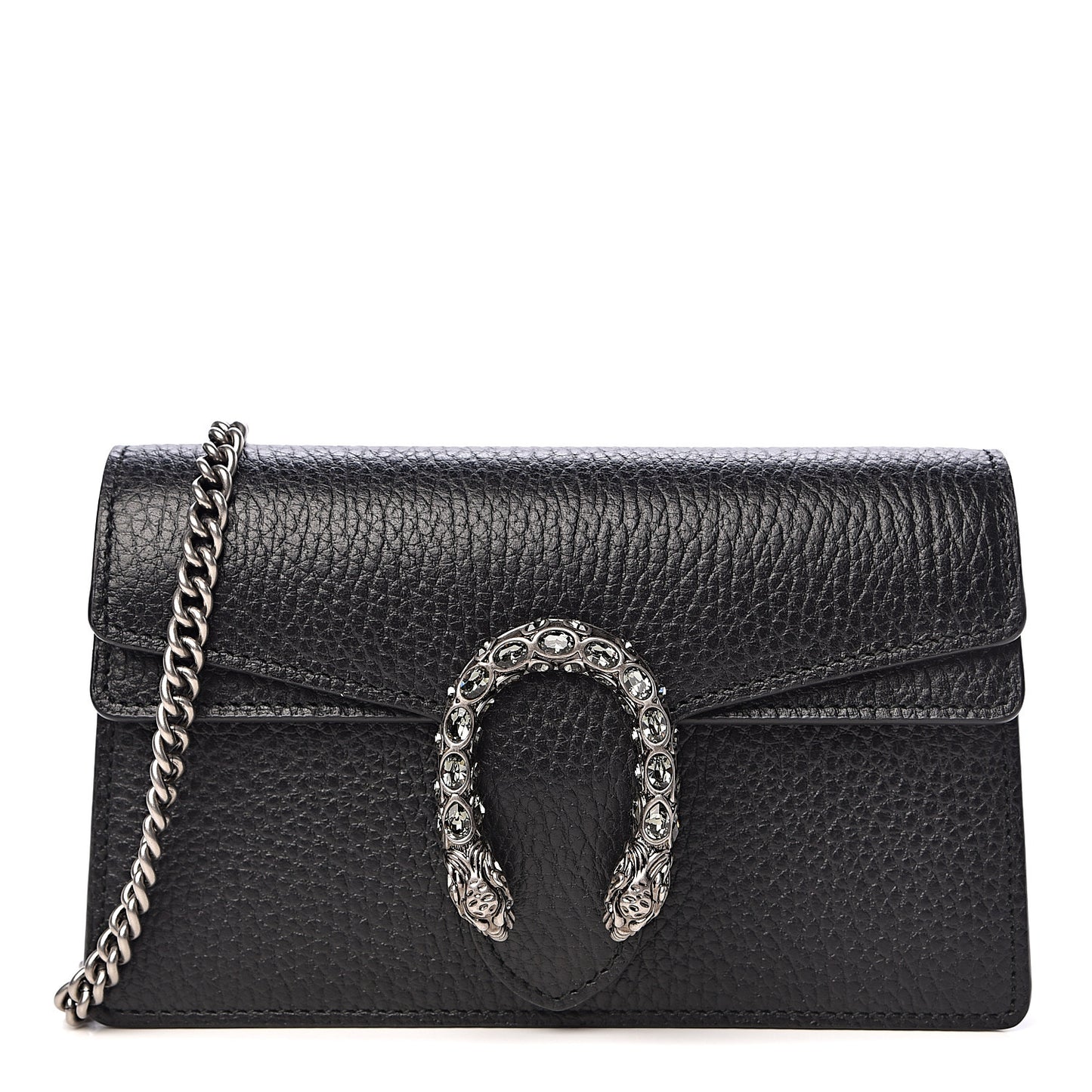 Calfskin Super Mini Dionysus Shoulder Bag Black