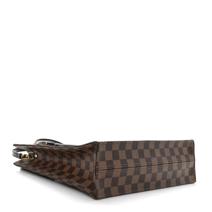 Louis Vuitton Damier Ebene Sac Plat PM 4 of 8