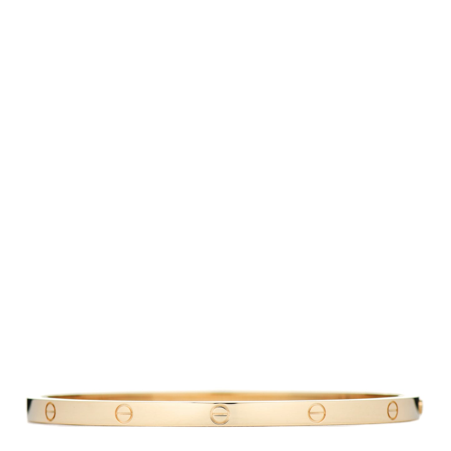 18K Yellow Gold Small LOVE Bracelet 17