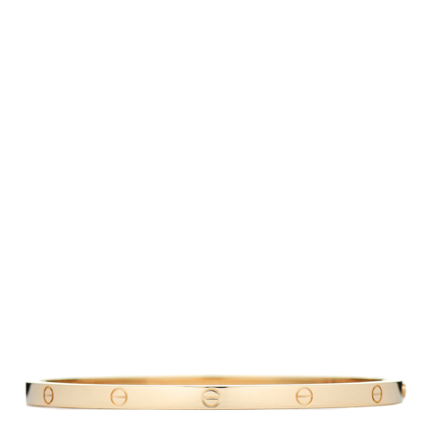 Cartier 18K Yellow Gold Small LOVE Bracelet 17 1 of 4