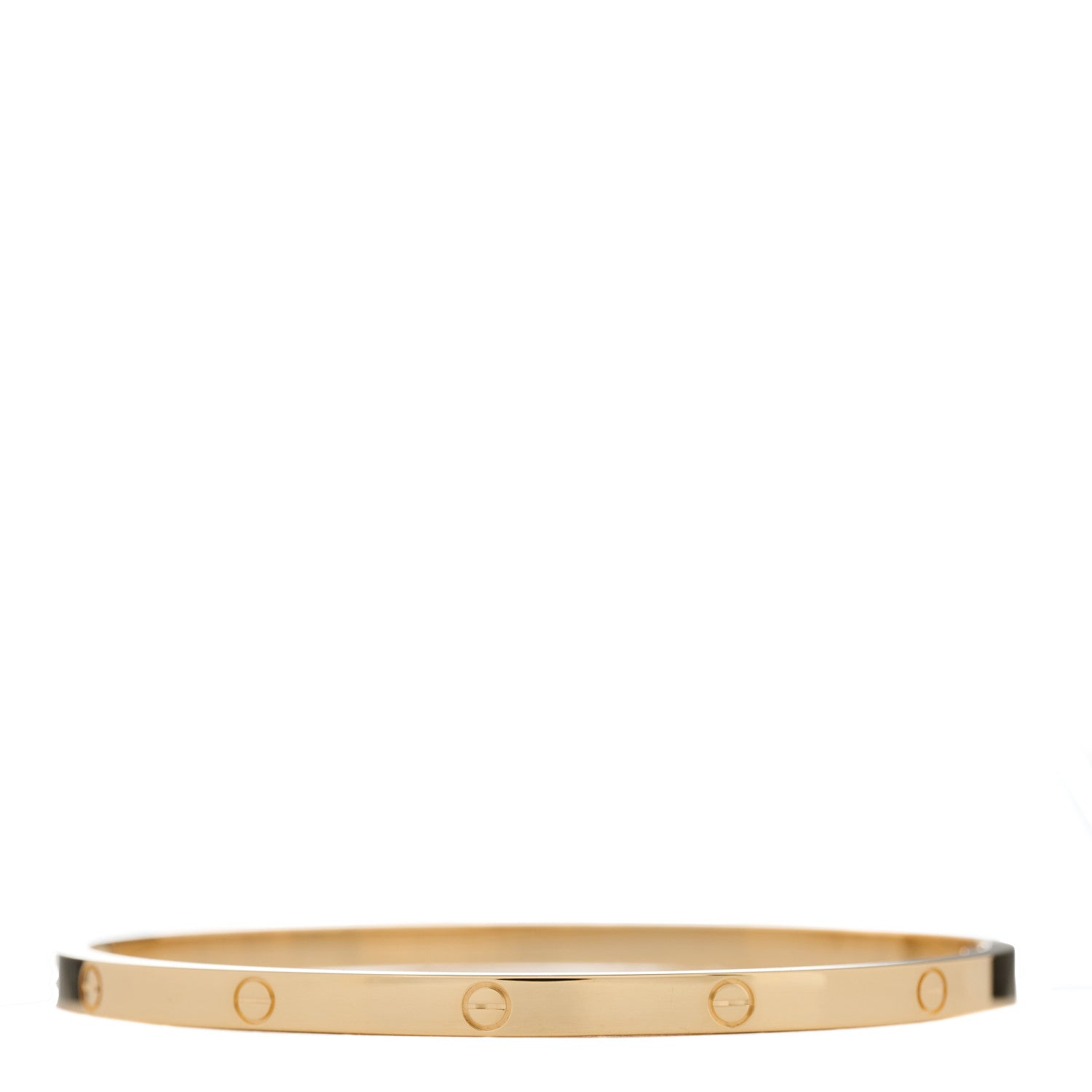 Cartier 18K Yellow Gold Small LOVE Bracelet 17 2 of 5