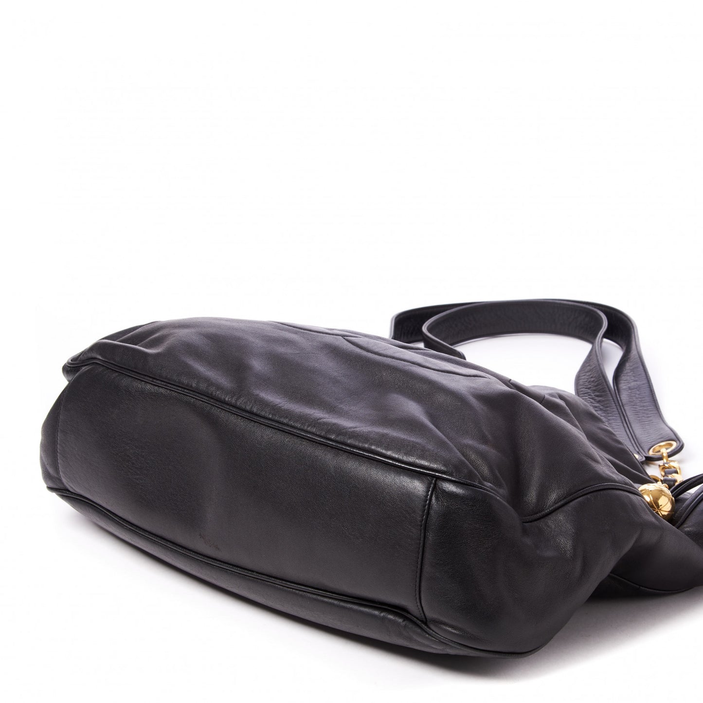 Lambskin CC Shoulder Bag Black