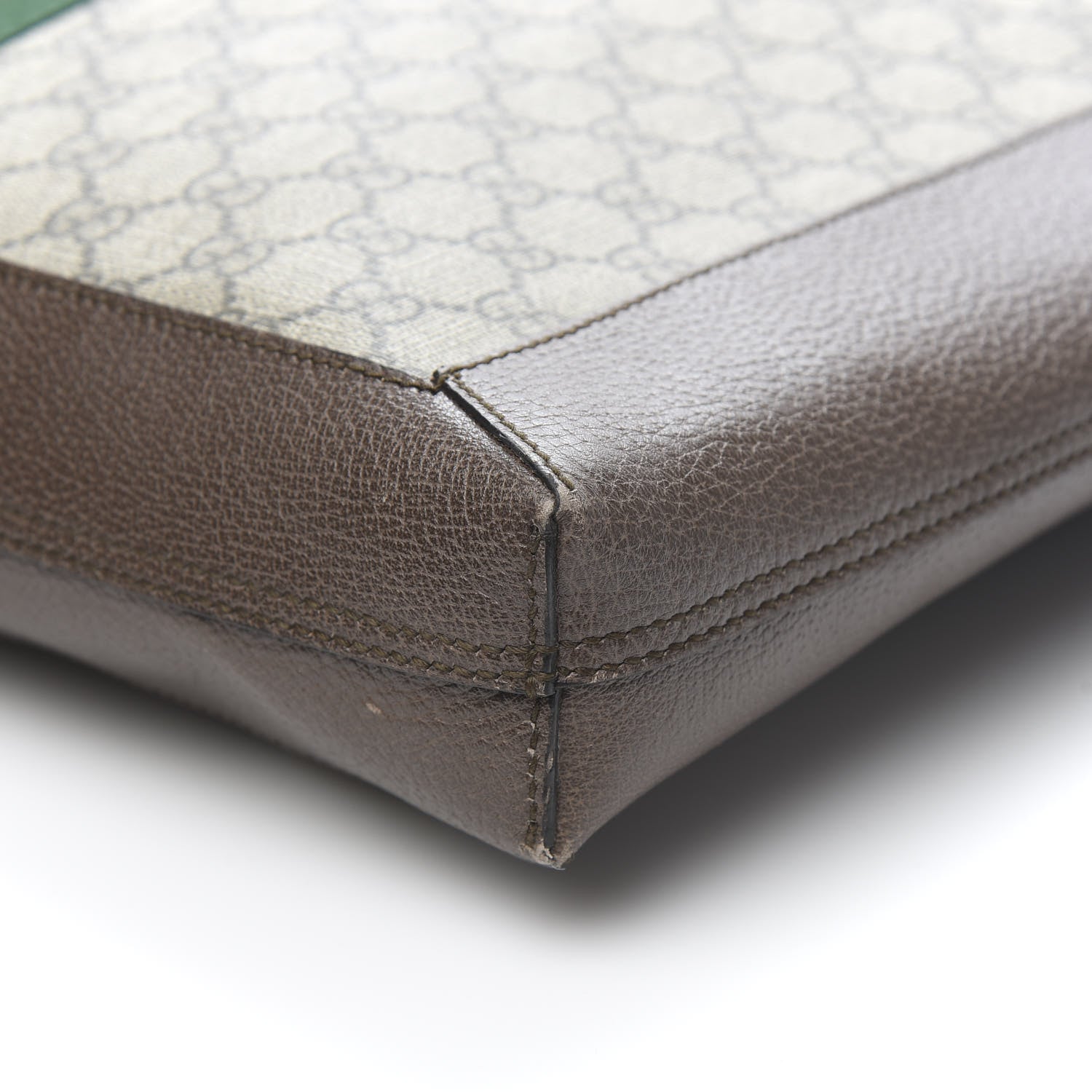 Gucci GG Supreme Monogram Web Large Ophidia Vertical Shopping Tote Brown 9 of 10