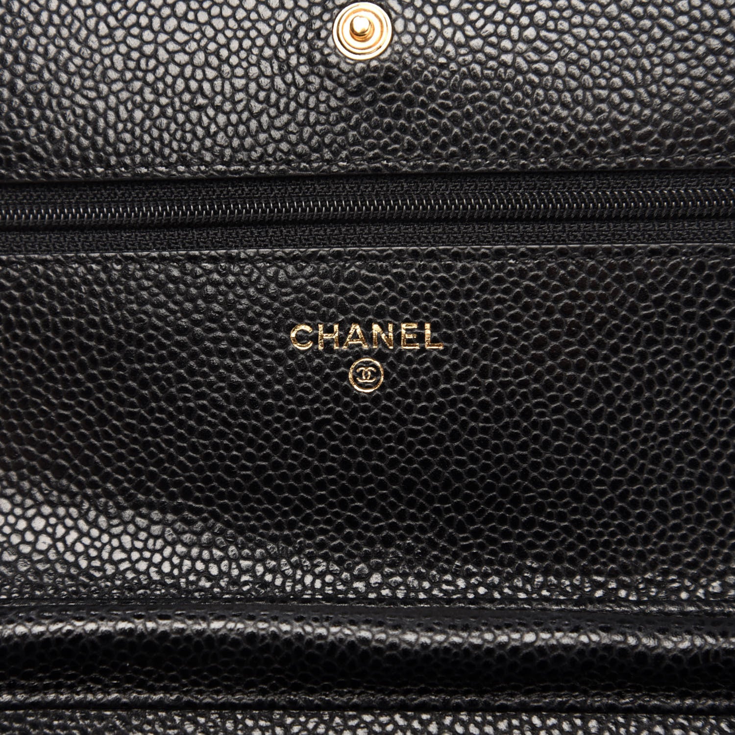 Chanel Caviar Quilted Wallet On Chain WOC Black 6 of 12
