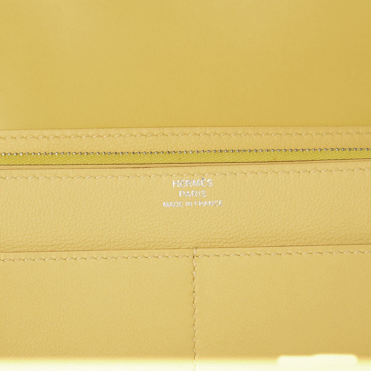 Hermes Swift Dogon Duo Wallet Jaune Poussin 8 of 11