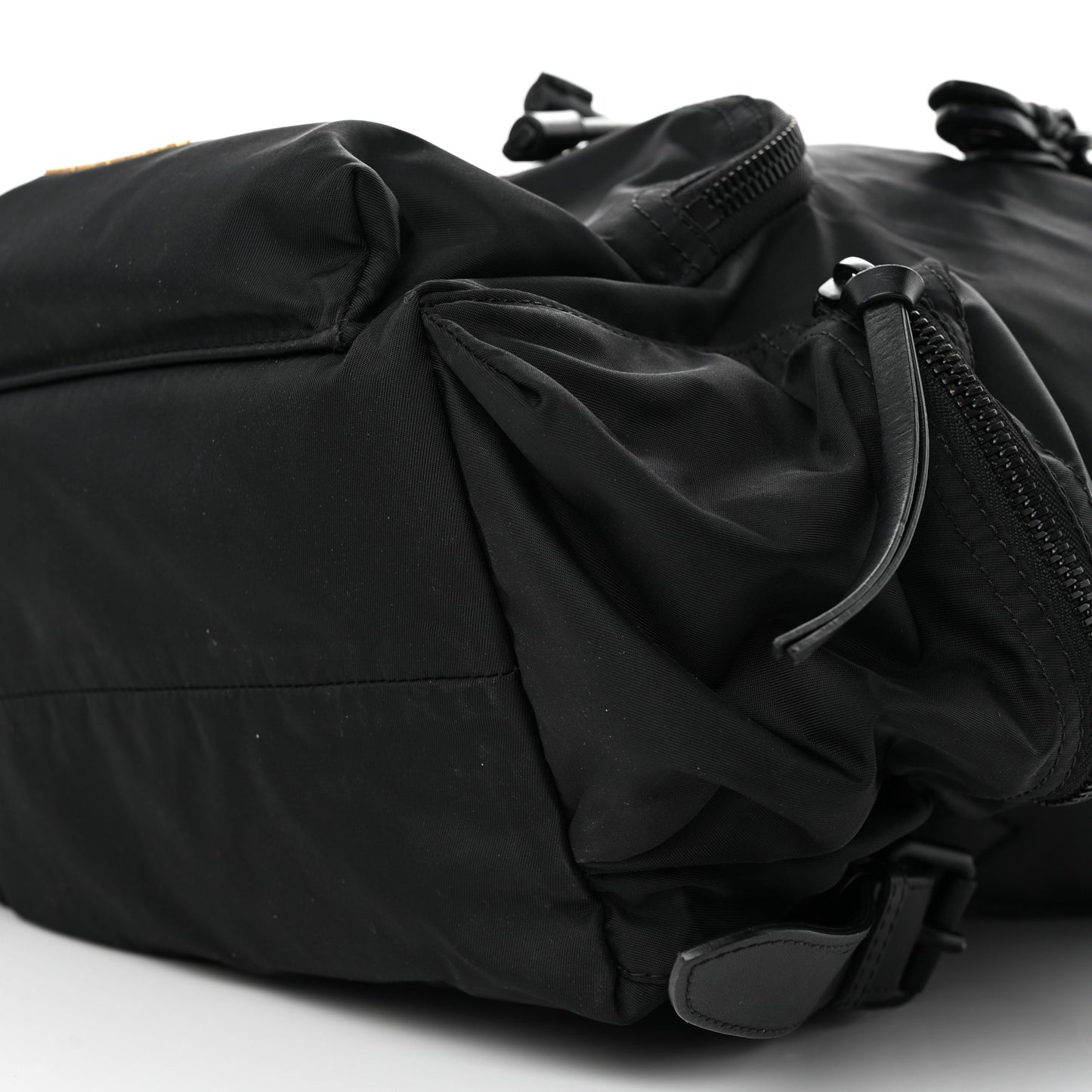 Technical Nylon Large Rucksack Backpack Black