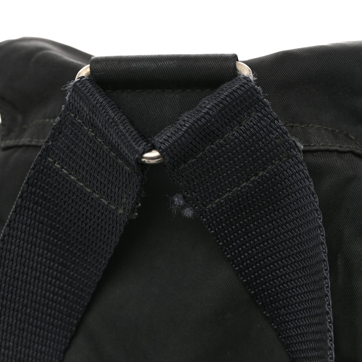 Prada Nylon Vela Mini Cinch Backpack Black 11 of 14