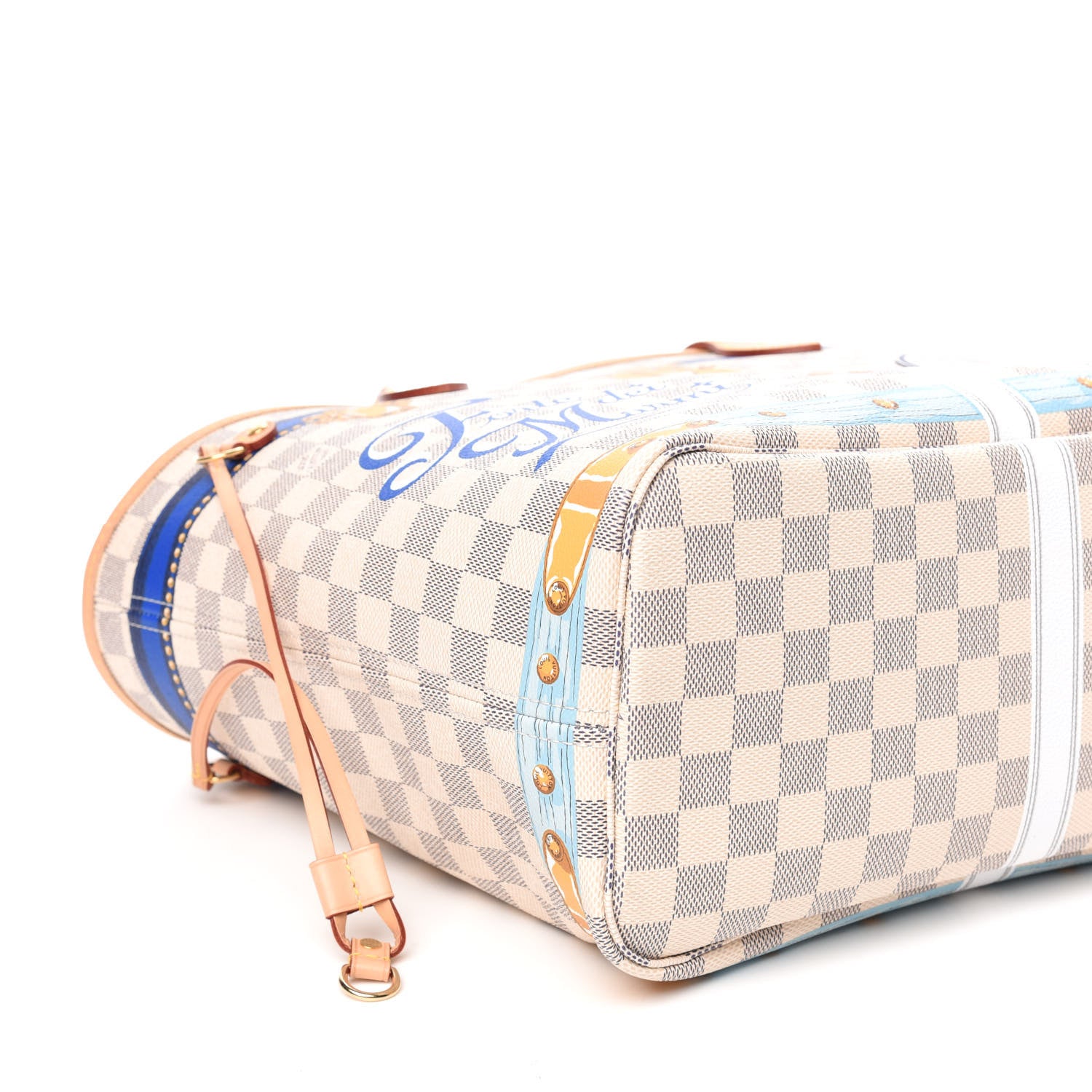 Louis Vuitton Damier Azur Summer Trunks Forte Dei Marmi Neo Neverfull MM 7 of 15