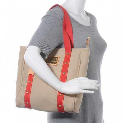 Louis Vuitton Toile Antigua Cabas MM Beige 2 of 7