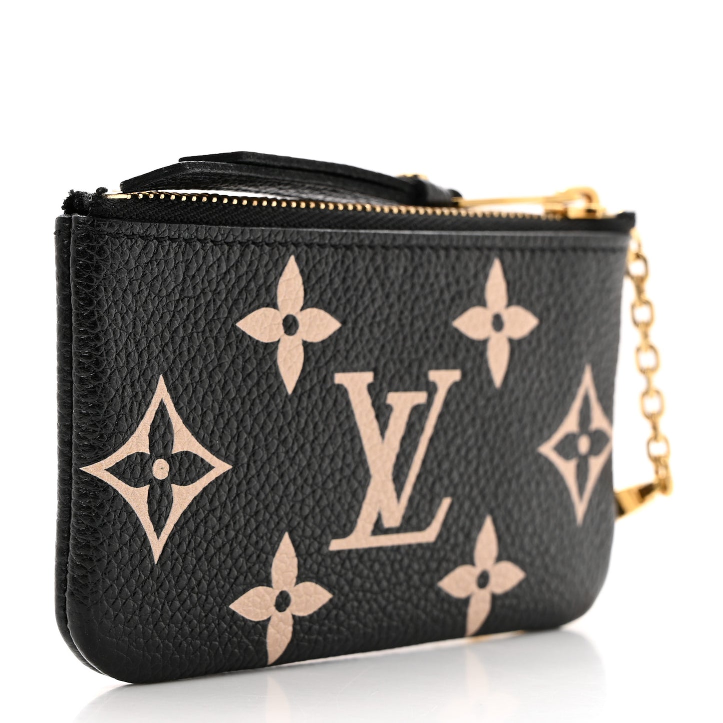 Empreinte Monogram Giant Key Pouch Black Beige
