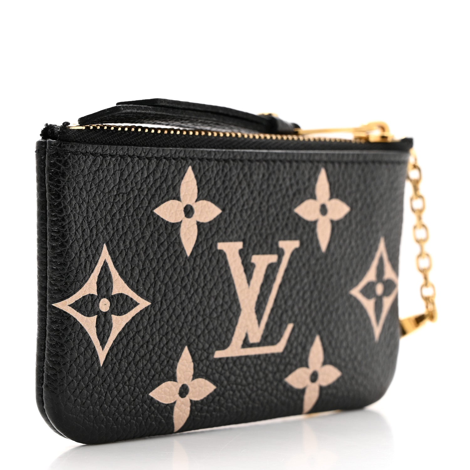 Louis Vuitton Empreinte Monogram Giant Key Pouch Black Beige 3 of 7