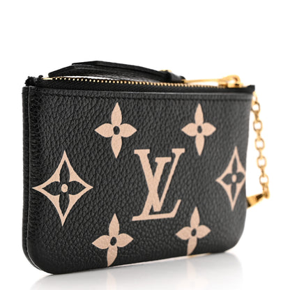 Louis Vuitton Empreinte Monogram Giant Key Pouch Black Beige 3 of 7