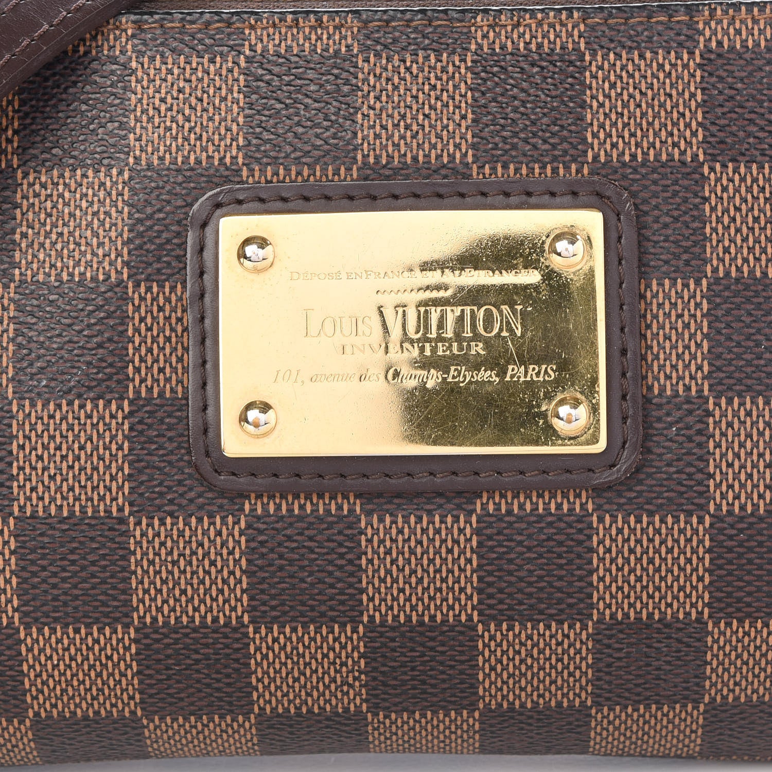 Louis Vuitton Damier Ebene Eva Clutch 9 of 9