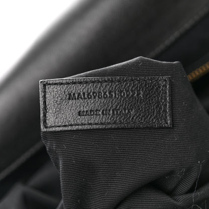 Saint Laurent Lambskin Quilted Maxi Icare Shopping Tote Black 8 of 11