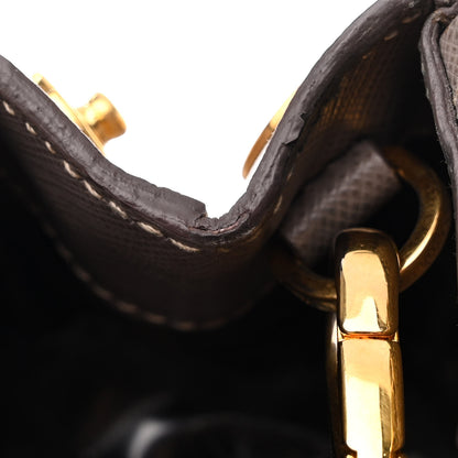 Prada Saffiano Small Galleria Double Zip Tote Argilla 15 of 29