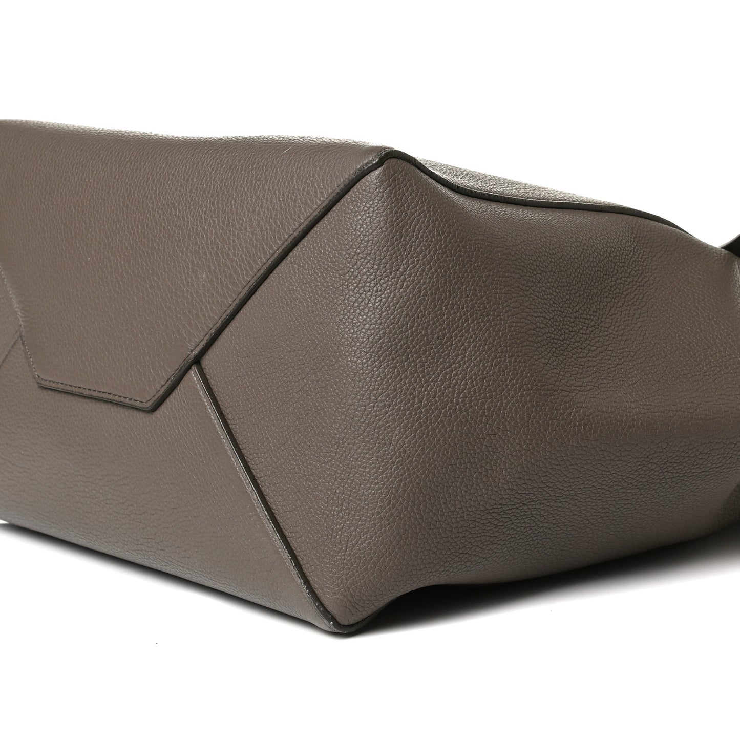 Soft Grained Calfskin Small Belt Cabas Phantom Taupe