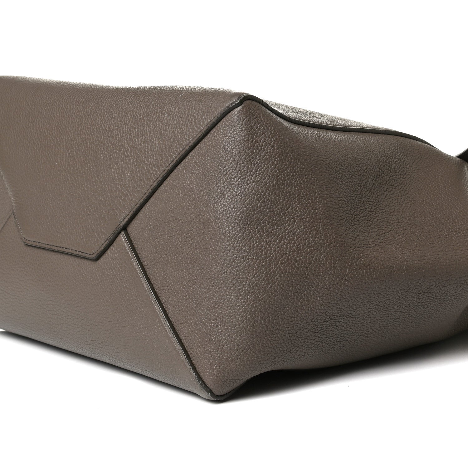 Celine Soft Grained Calfskin Small Belt Cabas Phantom Taupe 10 of 24