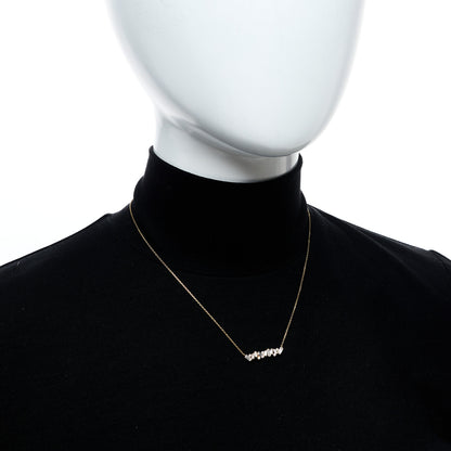 Suzanne Kalan 18K Yellow Gold Diamond Frenzy Bar Necklace 2 of 7