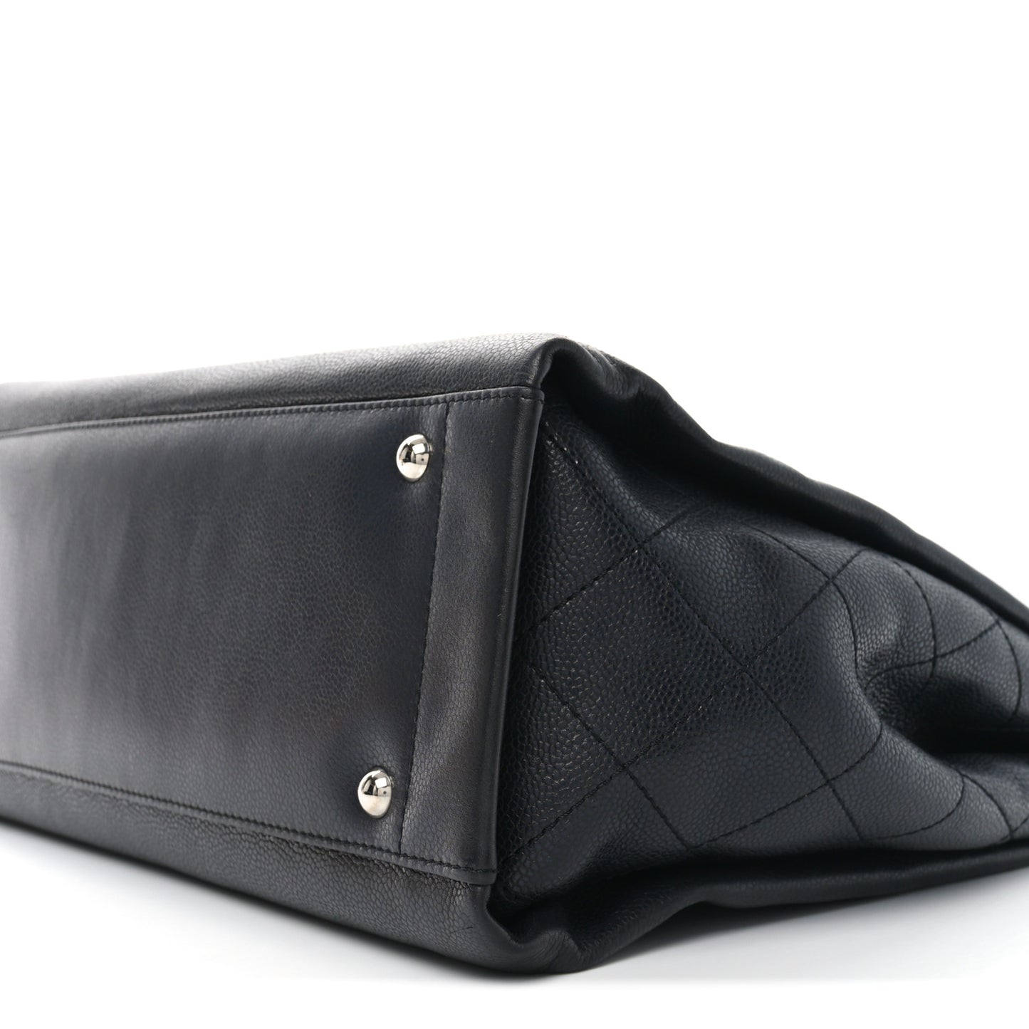 Caviar Executive Cerf Shopper Tote Black Black