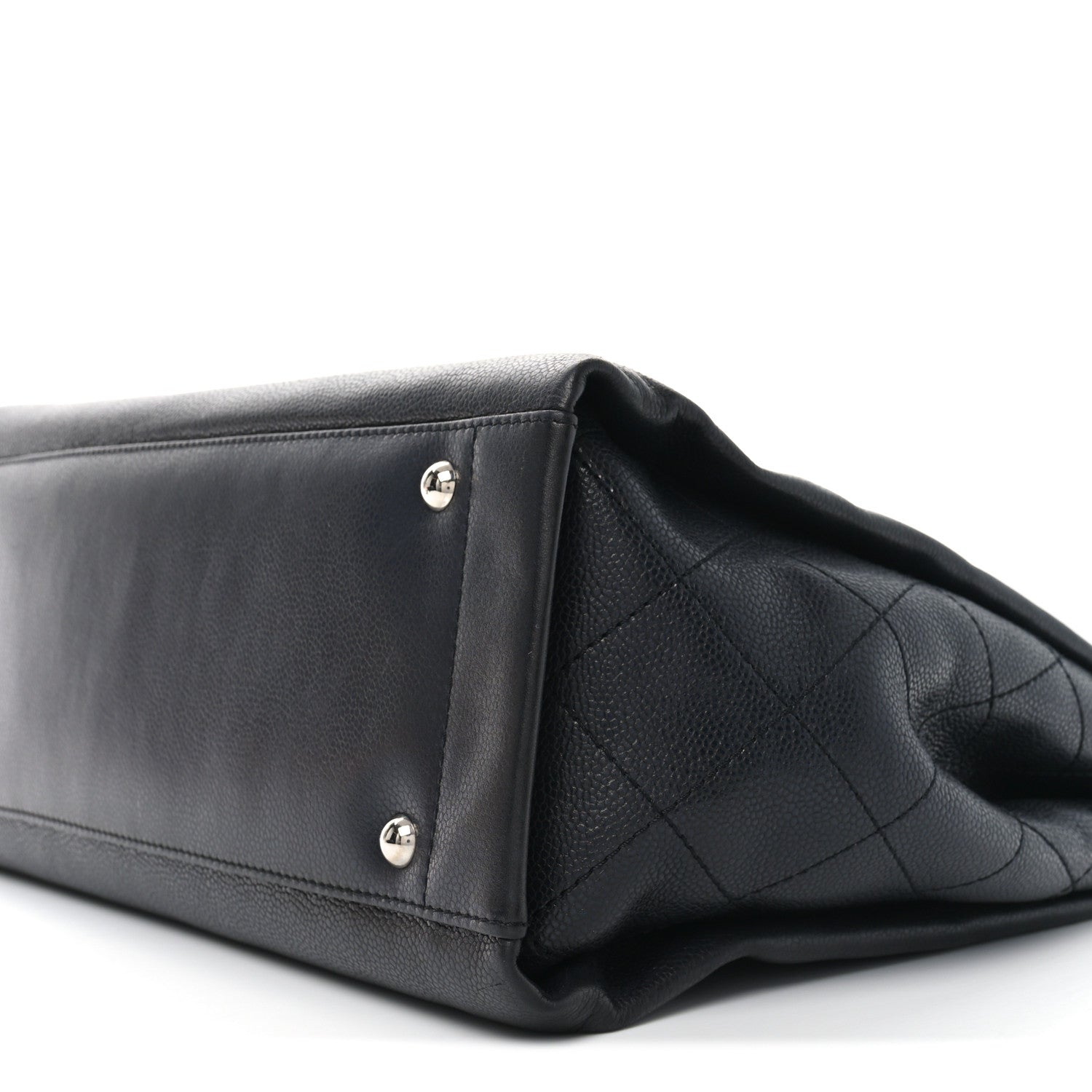 Chanel Caviar Executive Cerf Shopper Tote Black Black 10 of 10