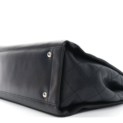 Chanel Caviar Executive Cerf Shopper Tote Black Black 10 of 10