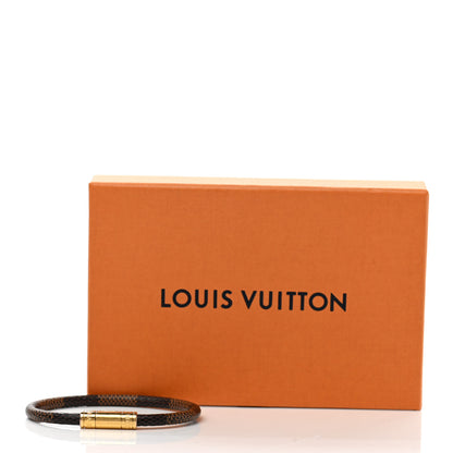 Louis Vuitton Damier Ebene Keep It Bracelet 19 7 of 7