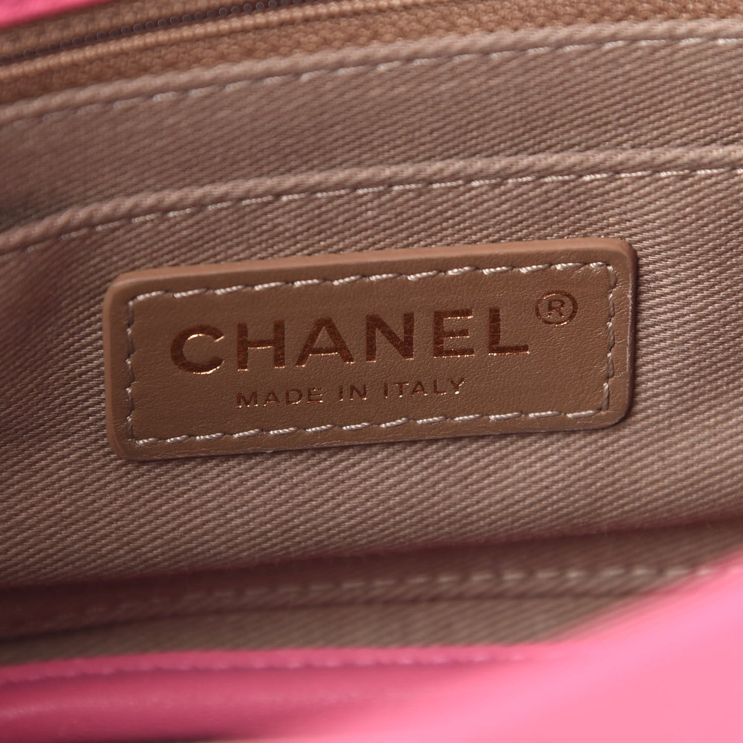 Goatskin Stitched Casual Trip Single Flap Pink