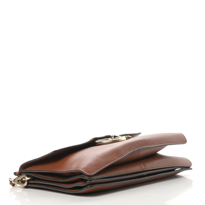 Chloe Suede Calfskin Medium Faye Shoulder Bag Tobacco 4 of 20