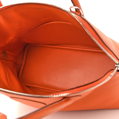 Hermes Taurillon Clemence Bolide 31 Orange 5 of 8