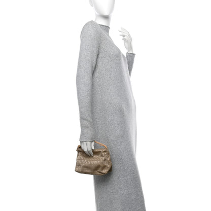 Fendi Zucchino Mini Pochette Beige Naturale 3 of 10