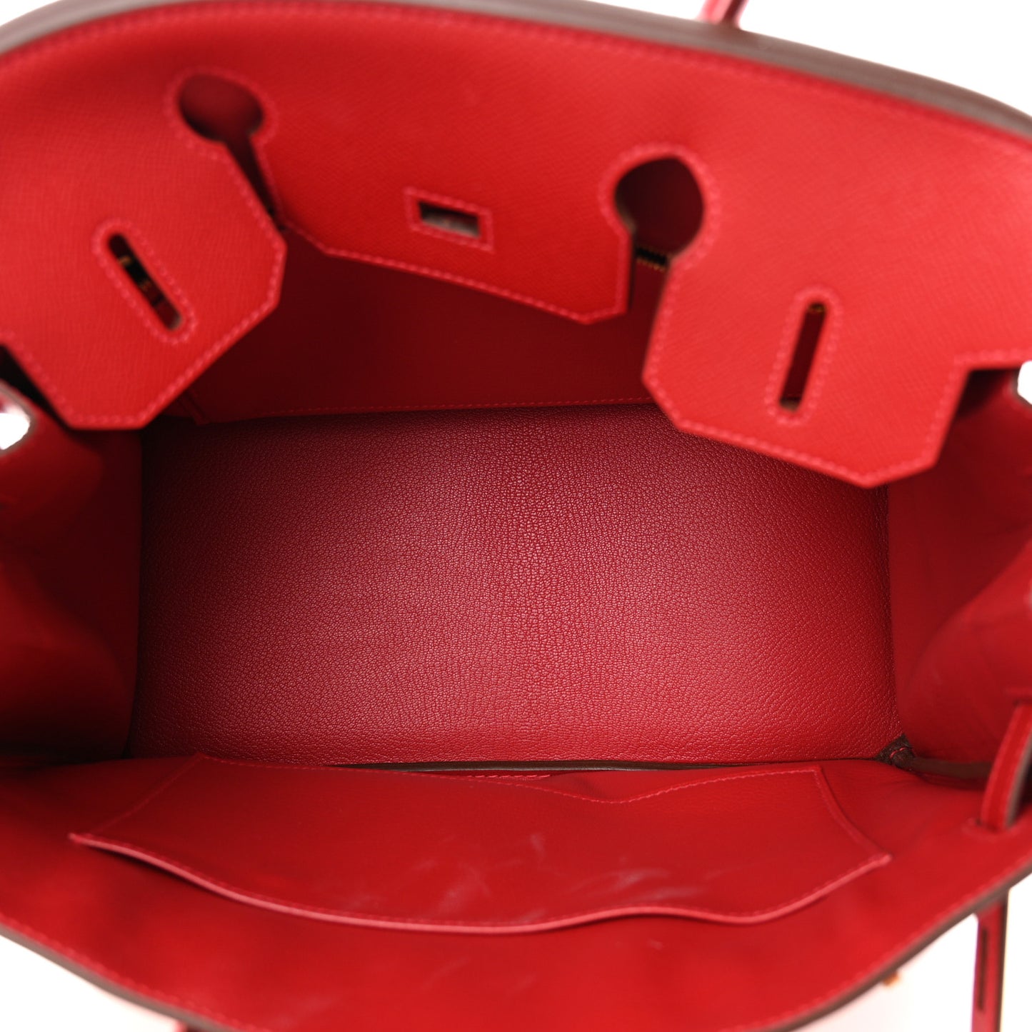Epsom Birkin 30 Rouge Casaque