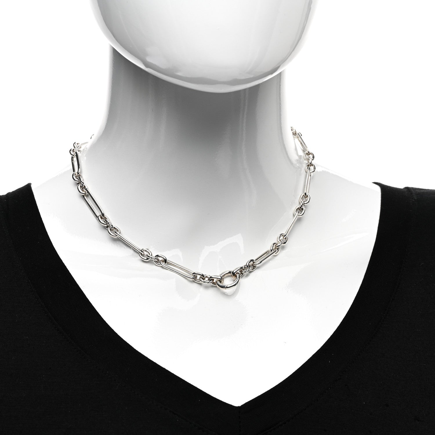 David Yurman Sterling Silver Lexington Chain Necklace 2 of 4