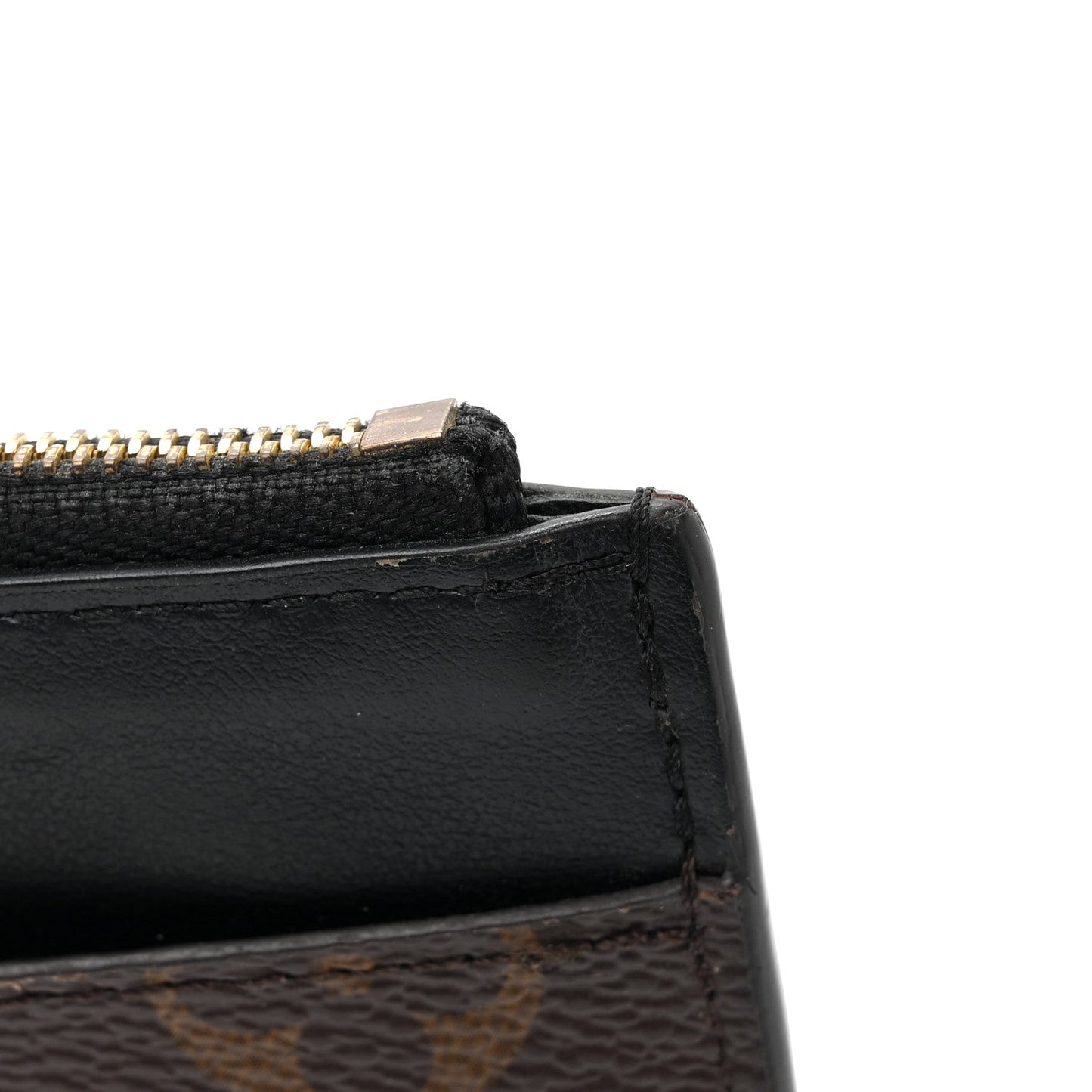 Monogram Slim Purse Black