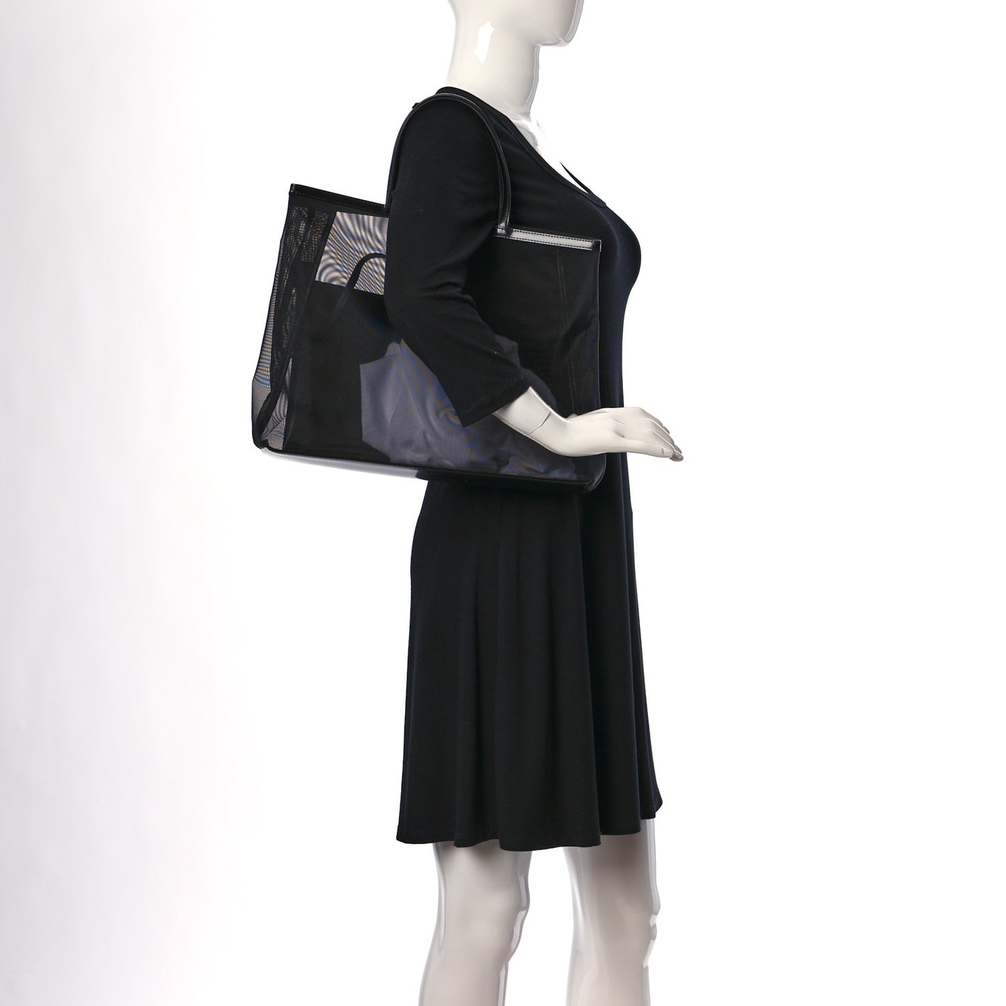 Mesh Tote Bag Black