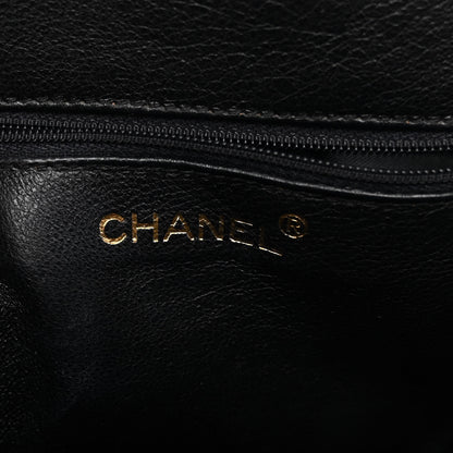 Chanel Lambskin Quilted Diamond Tassel Shoulder Bag Black 7 of 11