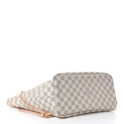 Louis Vuitton Damier Azur Neo Neverfull MM Rose Ballerine 5 of 13