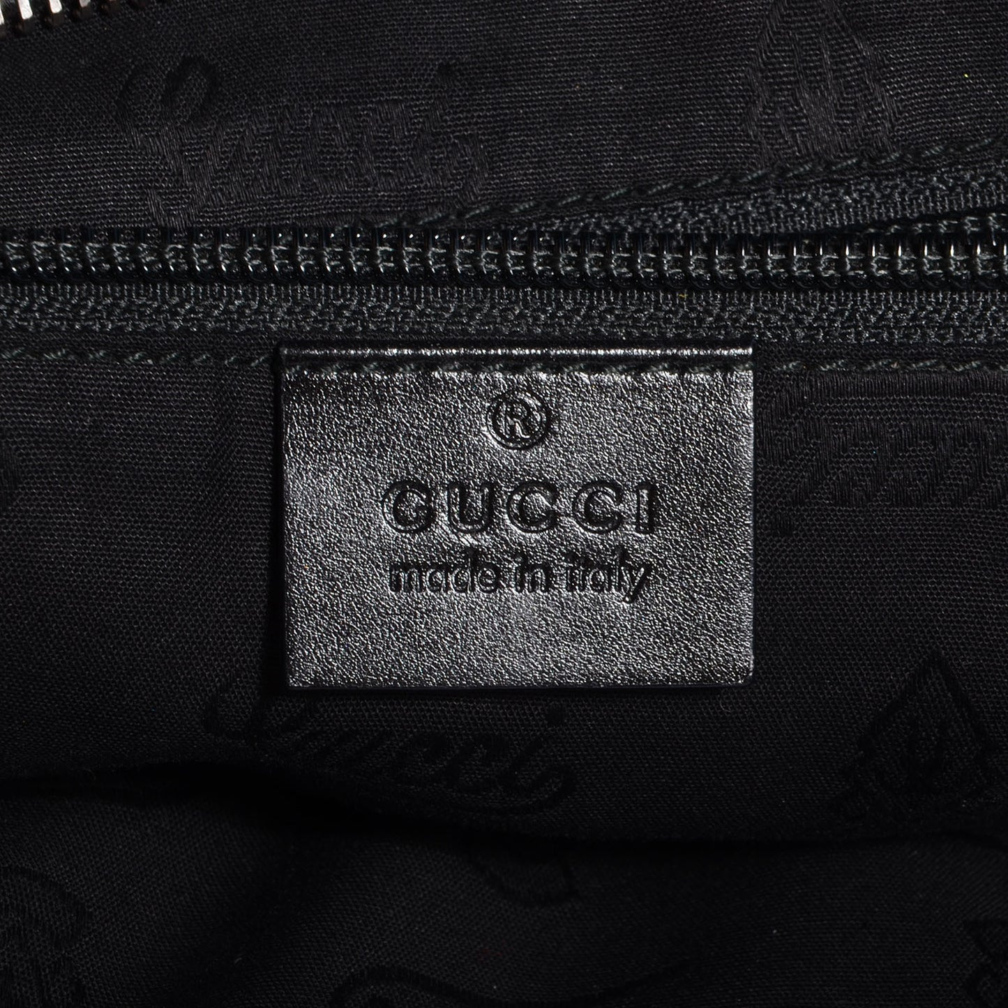 Imprime Monogram Medium Flat Messenger Bag Black