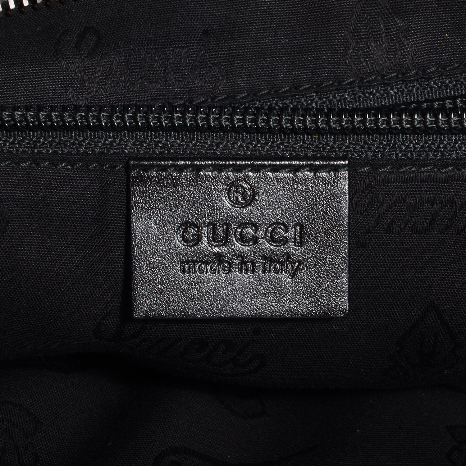 Gucci Imprime Monogram Medium Flat Messenger Bag Black 6 of 7