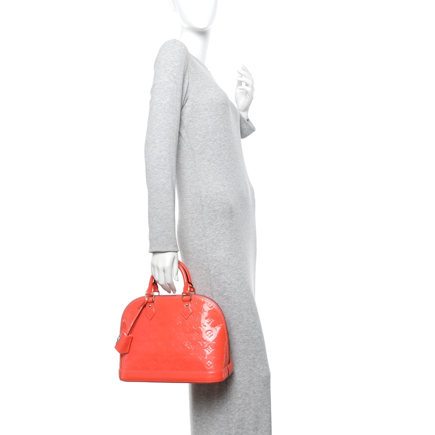 Louis Vuitton Vernis Alma PM Rose Litchi 2 of 9