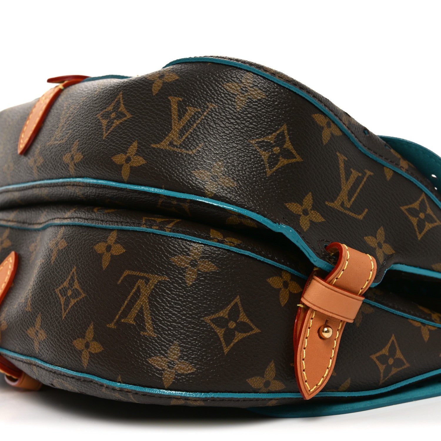 Louis Vuitton Monogram SC Flore Saumur Teal 9 of 9