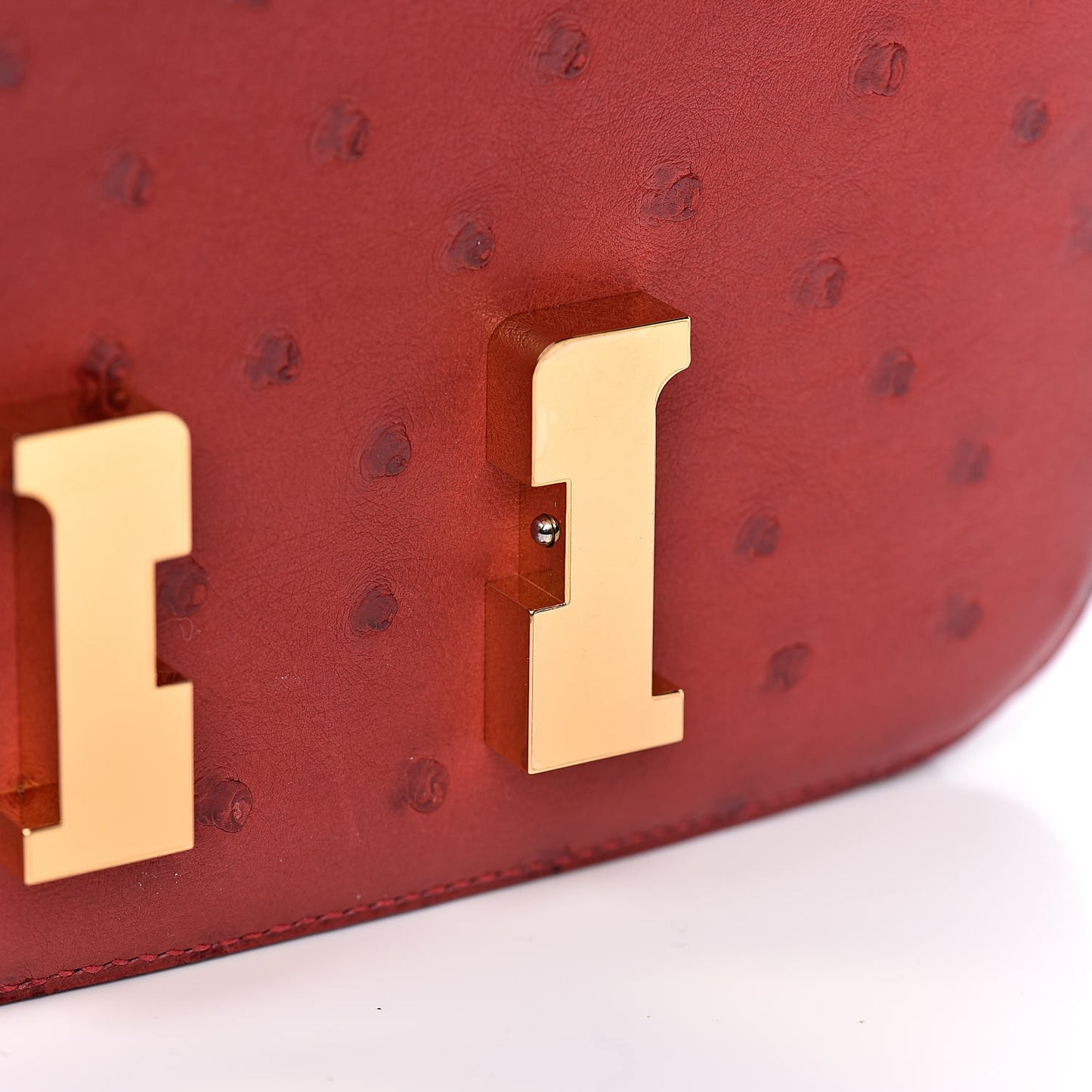 Ostrich Constance 18 Rouge Vif