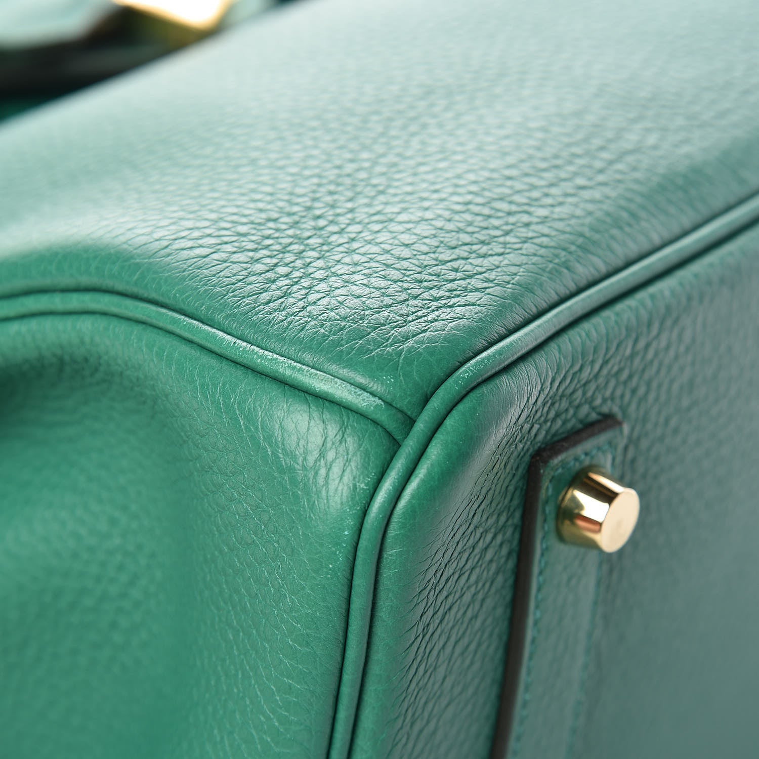 Hermes Taurillon Clemence Birkin 35 Vert Vertigo 30 of 35