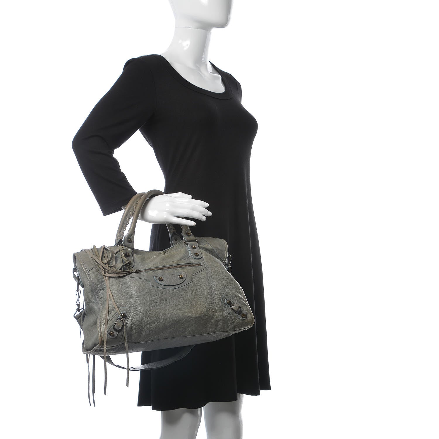 Balenciaga Agneau Classic Hardware City Ardoise 2 of 20